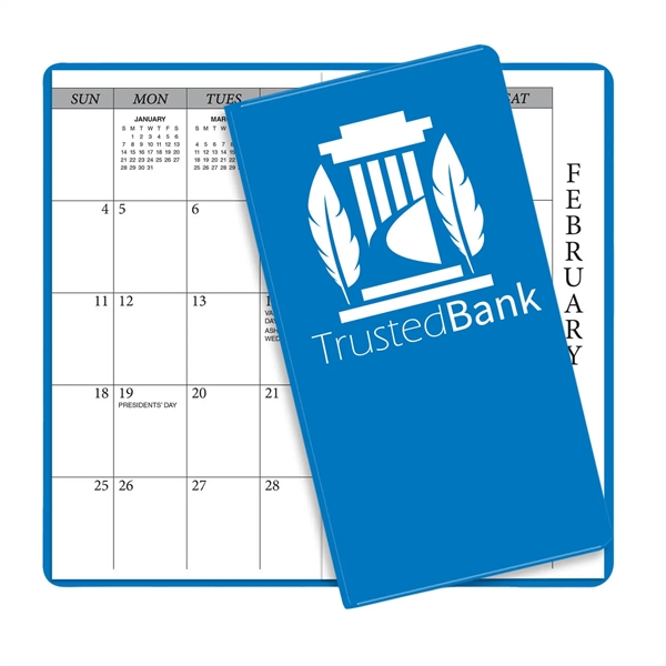 Bright Blue color option for Academic Monthly Pocket Planners
