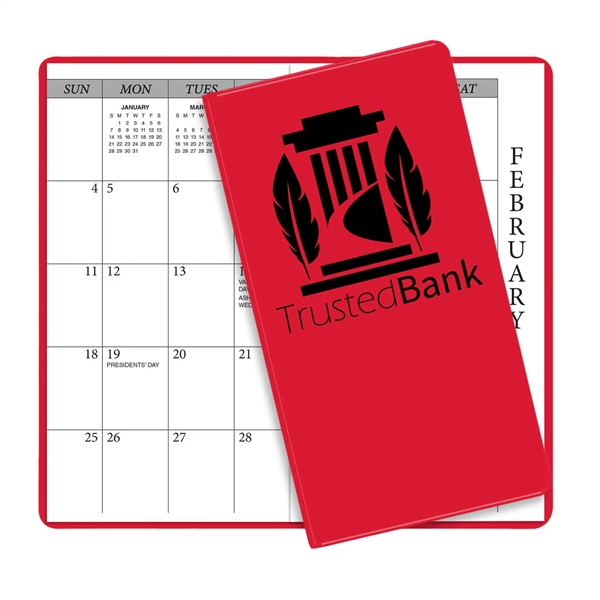 Red color option for Academic Monthly Pocket Planners