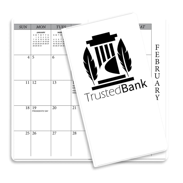 White color option for Academic Monthly Pocket Planners