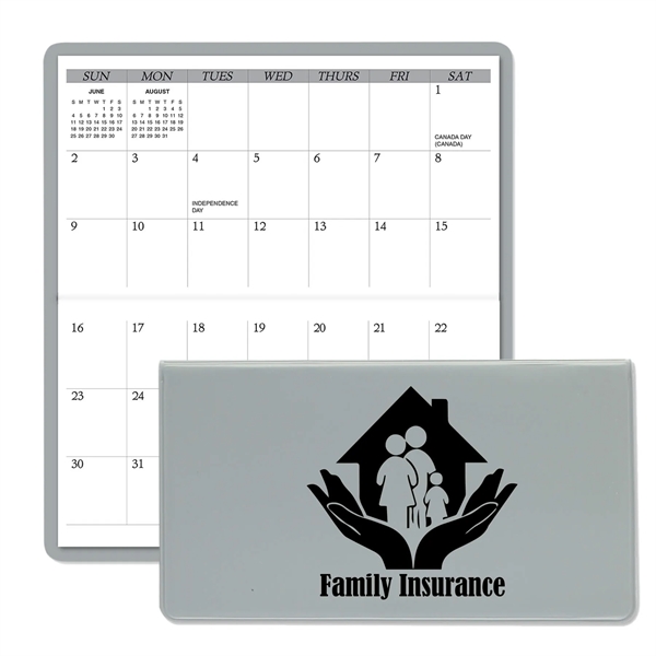Gray color option for Horizontal Monthly Pocket Planners