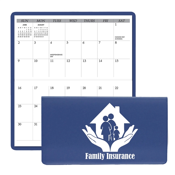 Royal Blue color option for Horizontal Monthly Pocket Planners