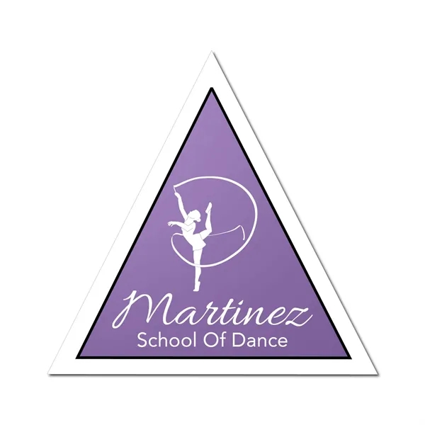 White color option for Triangle 2.46" X 2.51" Note Keeper™ Magnet 20 Mil