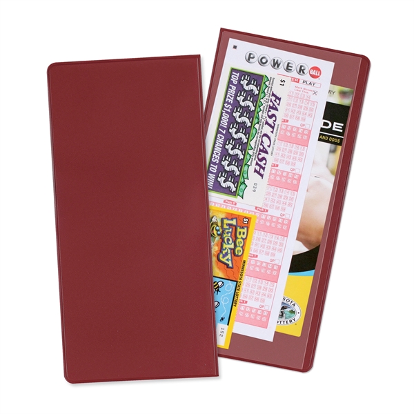 Burgundy color option for Lottery Ticket Holder