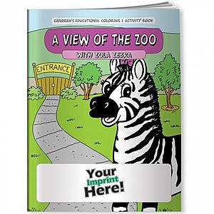 Photo of Coloring Book   A View Of The Zoo With Zola Zebra