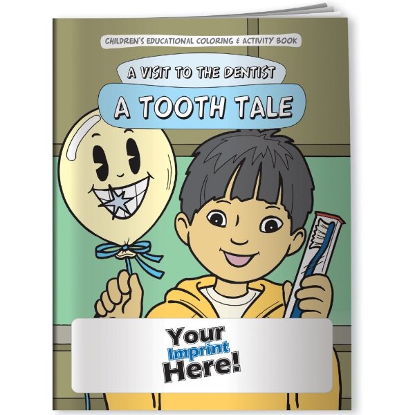 Multicolor color option for Coloring Book   A Visit To The Dentist: A Tooth Tale