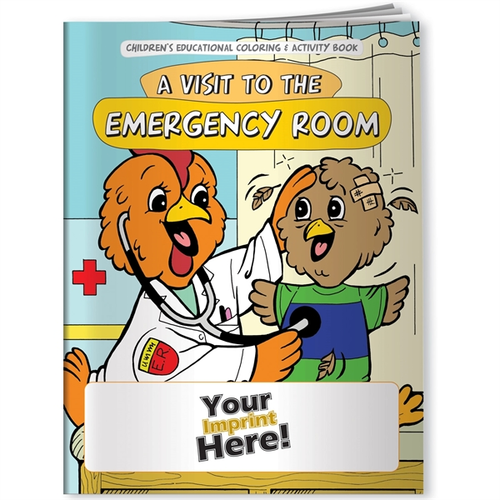 Main photo of Coloring Book   A Visit To The Emergency Room
