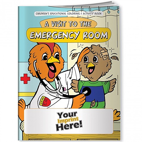 Main photo of Coloring Book   A Visit To The Emergency Room