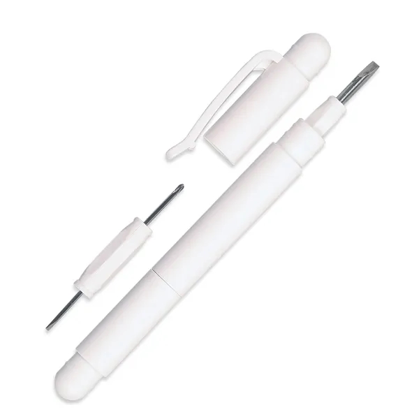 White color option for Micro Tip 4 In One Screwdriver