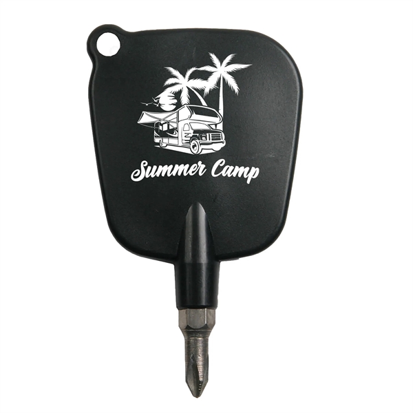 Black color option for Reversible 3/16" Flat Tip   #1 Phillips Blade Screwdriver