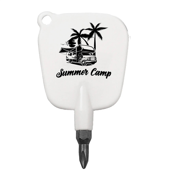White color option for Reversible 3/16" Flat Tip   #1 Phillips Blade Screwdriver
