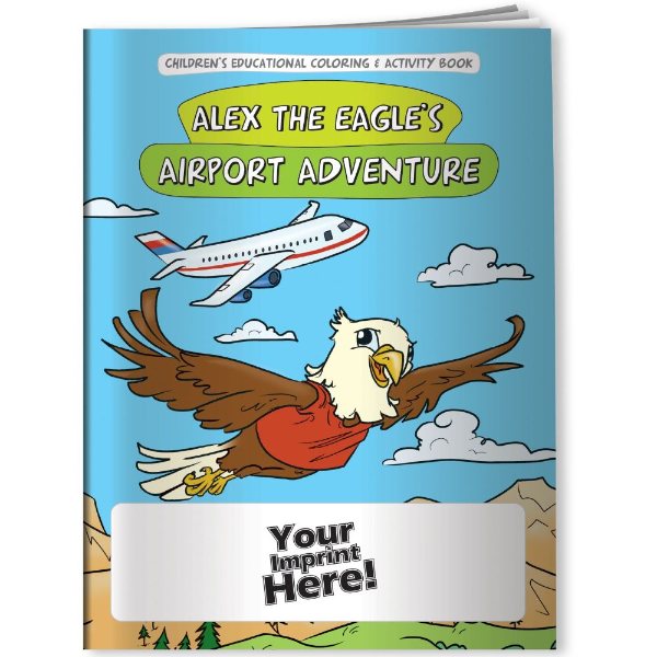 Multicolor color option for Coloring Book   Alex The Eagle's Airport Adventure