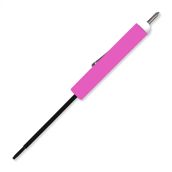 Pink color option for Pocket Screwdriver Tech Blade + #0 Phillips Top