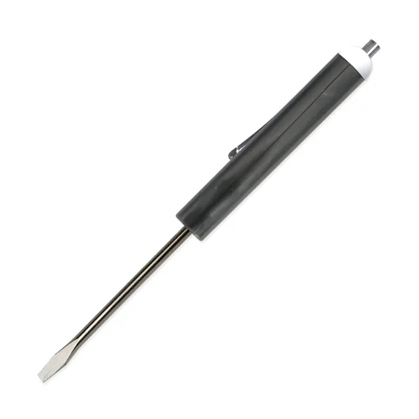 Gunmetal color option for Pocket Screwdriver 1/8" Flat Tip Blade + Magnet Top