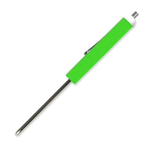 Fluorescent Green color option for Pocket Screwdriver #0 Phillips Blade + Magnet Top