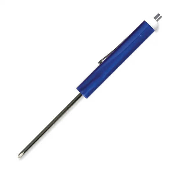 Metallic Blue color option for Pocket Screwdriver #0 Phillips Blade + Magnet Top