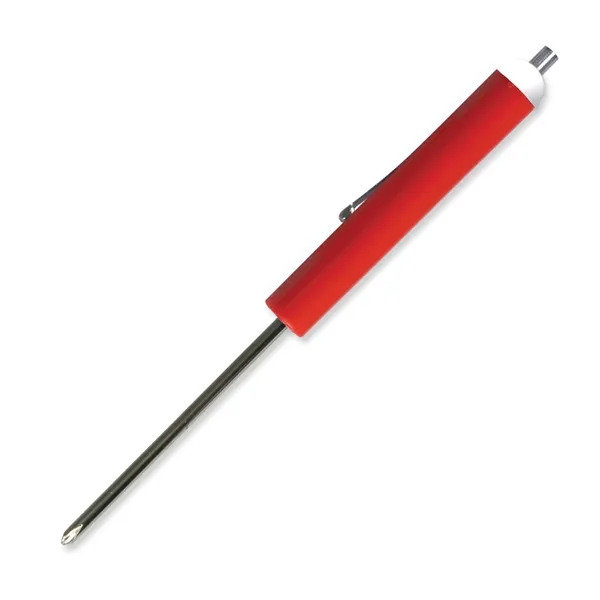 Red color option for Pocket Screwdriver #0 Phillips Blade + Magnet Top