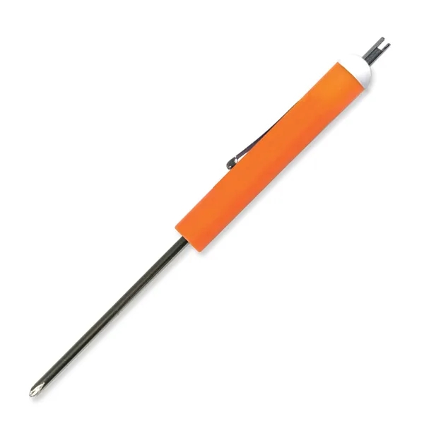 Orange color option for Pocket Screwdriver #0 Phillips Blade + Valve Stem Top