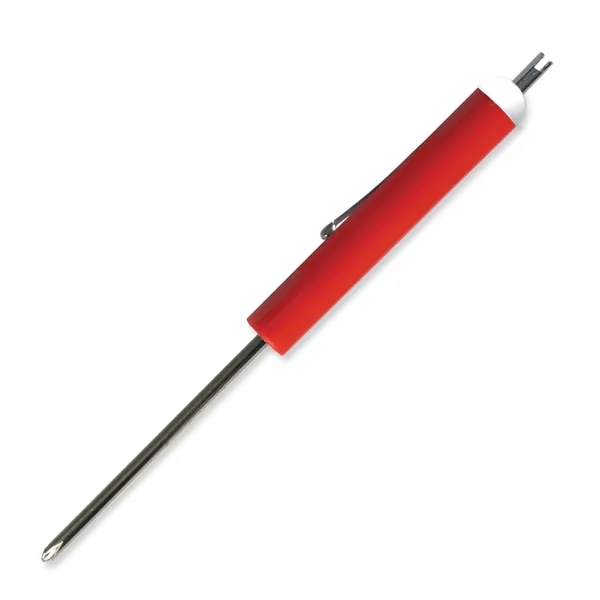 Red color option for Pocket Screwdriver #0 Phillips Blade + Valve Stem Top