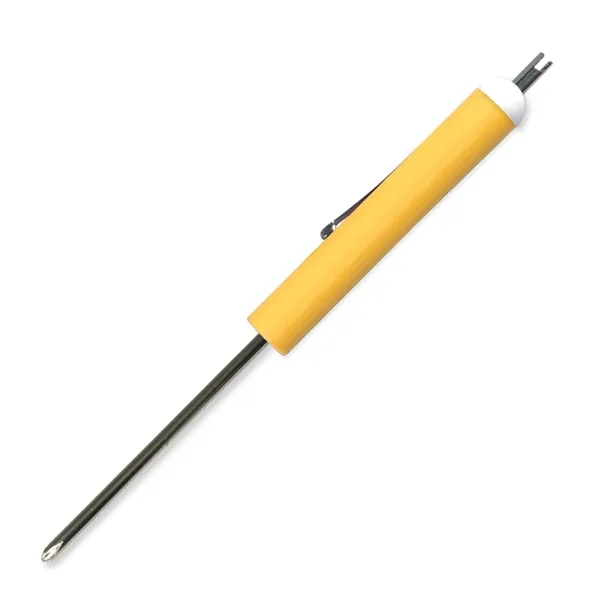 Yellow color option for Pocket Screwdriver #0 Phillips Blade + Valve Stem Top