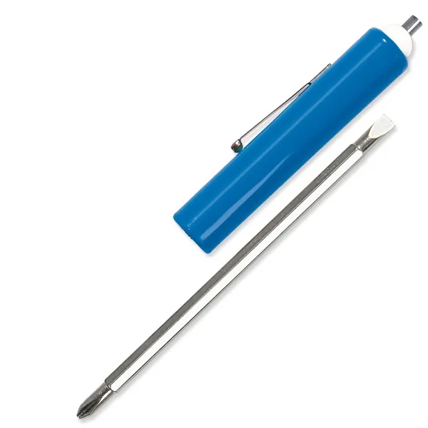 Bright Blue color option for Jumbo Pocket Screwdriver Reversible Flat Blade + Magnet