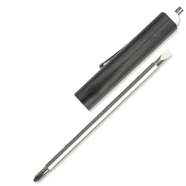 Gunmetal color option for Jumbo Pocket Screwdriver Reversible Flat Blade + Magnet