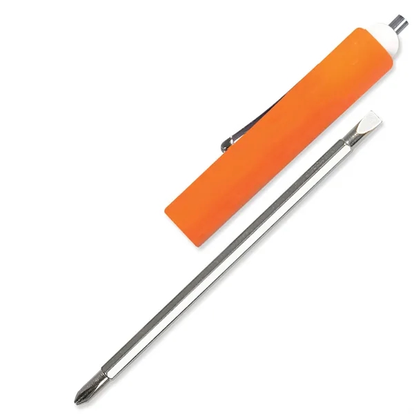 Orange color option for Jumbo Pocket Screwdriver Reversible Flat Blade + Magnet