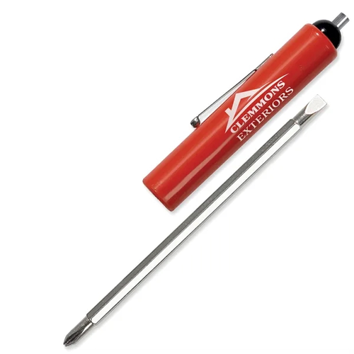 Main photo of Jumbo Pocket Screwdriver Reversible Flat Blade + Magnet