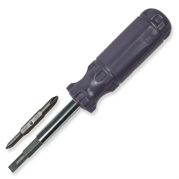 Gunmetal color option for 6 In One Screwdriver