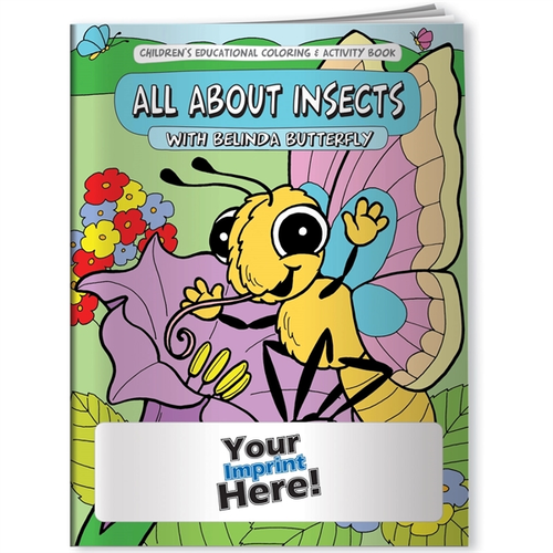 Main photo of Coloring Book   All About Insects With Belinda Butterfly