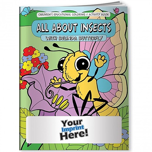 Main photo of Coloring Book   All About Insects With Belinda Butterfly