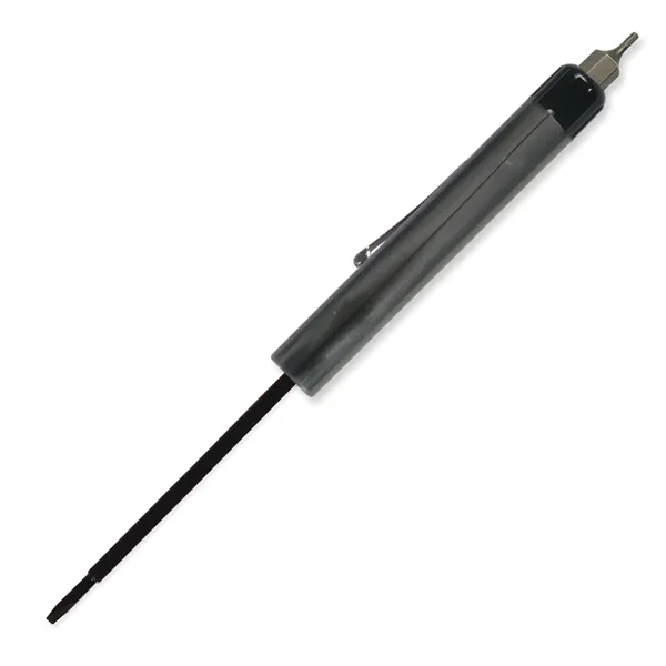 Gunmetal color option for Pocket Screwdriver Tech Blade + Hex Bit Top