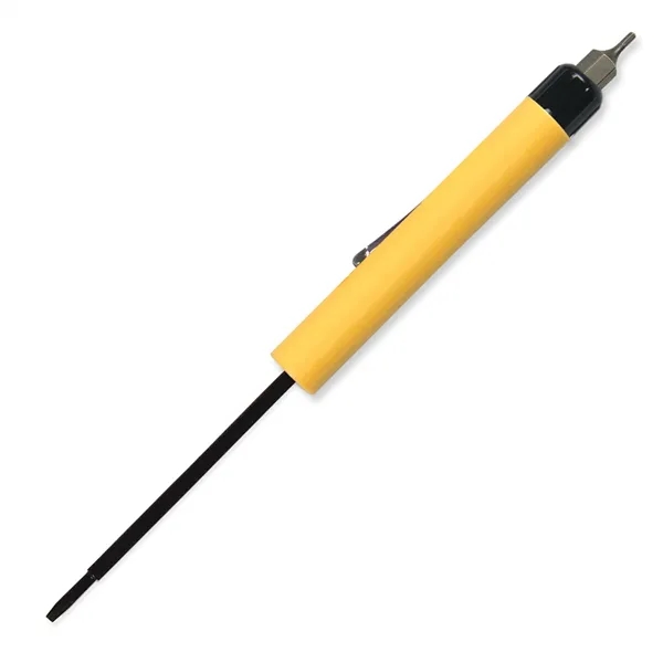 Yellow color option for Pocket Screwdriver Tech Blade + Hex Bit Top