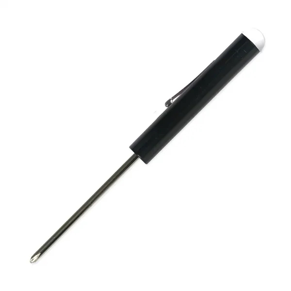 Black color option for Pocket Screwdriver #0 Phillips Blade + Button Top