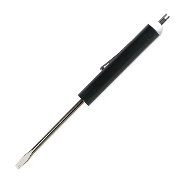 Black color option for Pocket Screwdriver 1/8" Flat Blade + Valve Stem Top