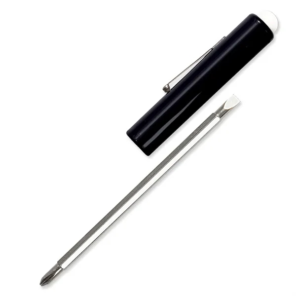 Black color option for Jumbo Pocket Screwdriver Reversible Flat Blade + Button