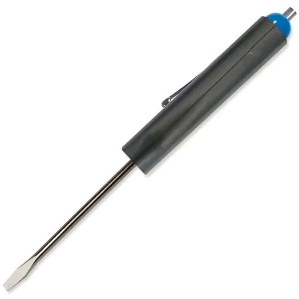 Gunmetal color option for Jumbo Pocket Screwdriver 1/8" Flat Tip Blade + Magnet Top
