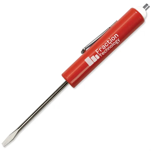 Photo of Jumbo Pocket Screwdriver 1/8" Flat Tip Blade + Magnet Top