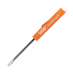 Photo of Pocket Screwdriver 1/8" Flat Tip Blade + Button Top
