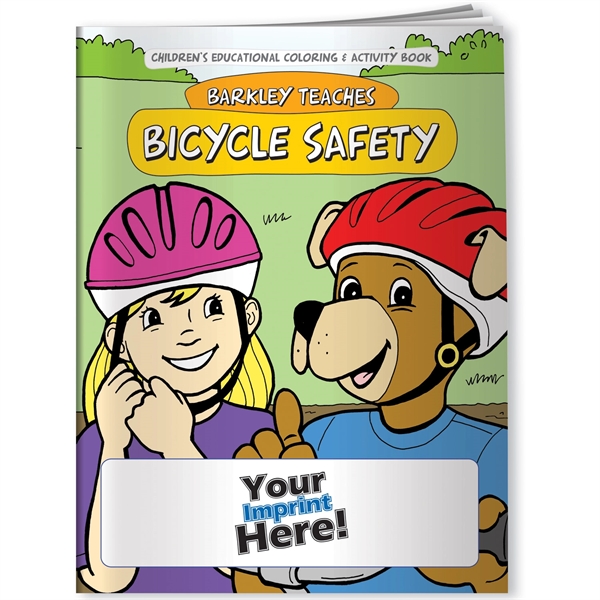 Multi color color option for Coloring Book   Barkley Teaches Bicycle Safety