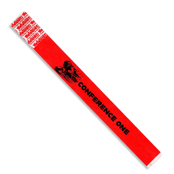 Neon Red color option for Tyvek® Wristlok®