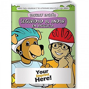 Photo of Coloring Book   Barkley Teaches Bicycle Safety (Spanish)