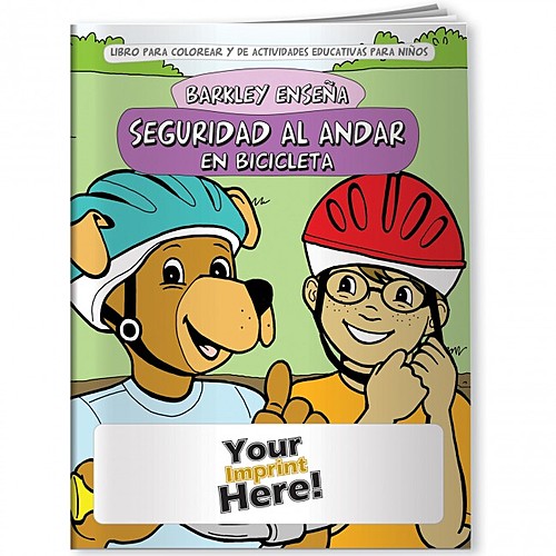 Main photo of Coloring Book   Barkley Teaches Bicycle Safety (Spanish)