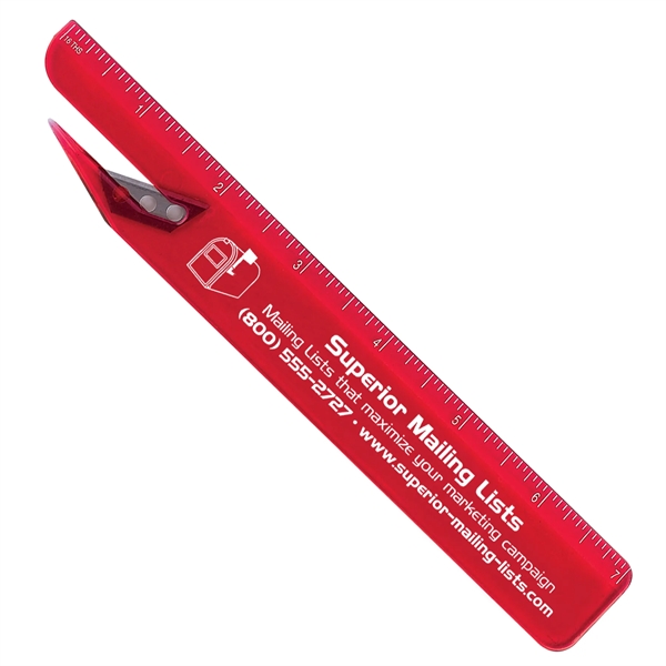 Translucent Red color option for Letter Slitter Ruler