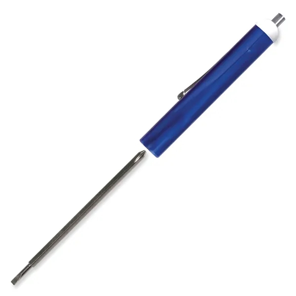 Metallic Blue color option for Pocket Screwdriver Reversible Tech Blade + Magnet Top