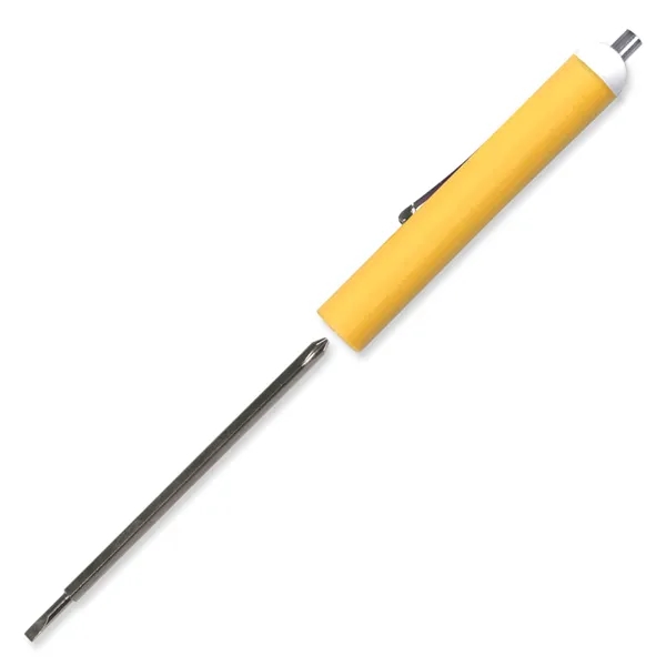 Yellow color option for Pocket Screwdriver Reversible Tech Blade + Magnet Top