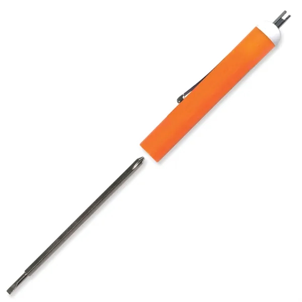 Orange color option for Pocket Screwdriver Reversible Tech Blade + Valve Stem Top