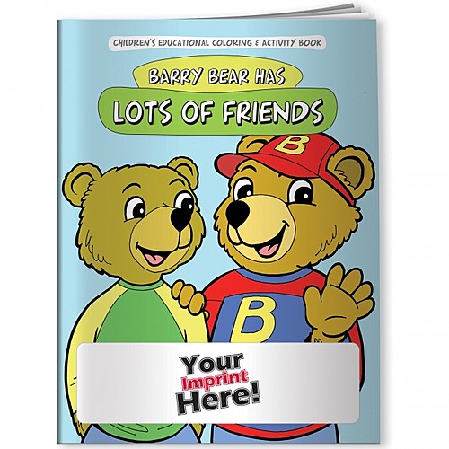 Main photo of Coloring Book   Barry Bear Has Lots Of Friends