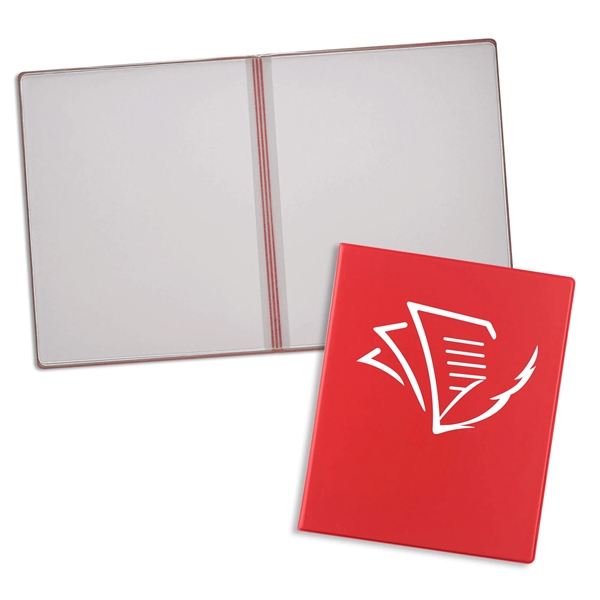Red color option for Deluxe Presentation Folder With 10 Pockets