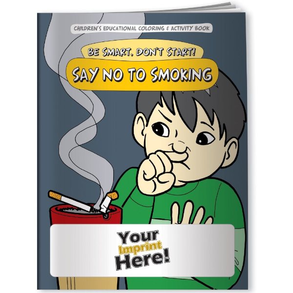 Multicolor color option for Coloring Book   Be Smart, Don't Start! Say No To Smoking
