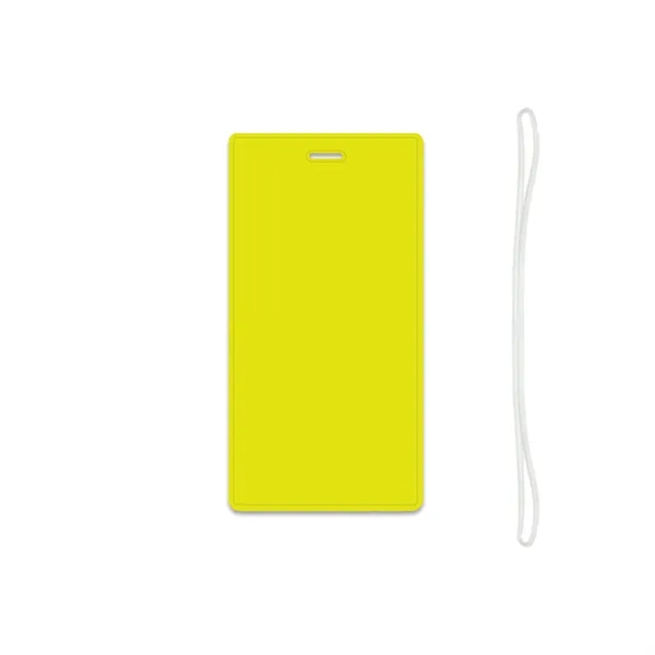 Fluorescent Yellow color option for Reflective Luggage Tag